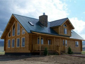 Milled Log Home Pictures