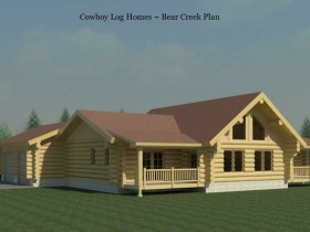 Custom Log Home Bozeman, MT