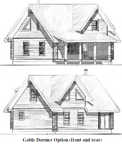 owls head gable dormer front and rear