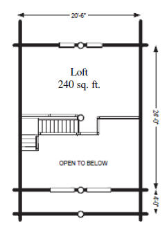 Calico loft floor plan