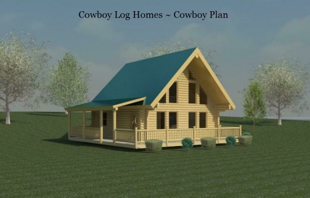 cowboy log home plan
