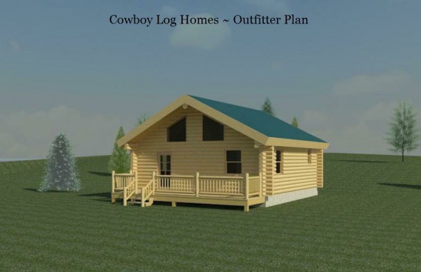 outfitter log home elevation