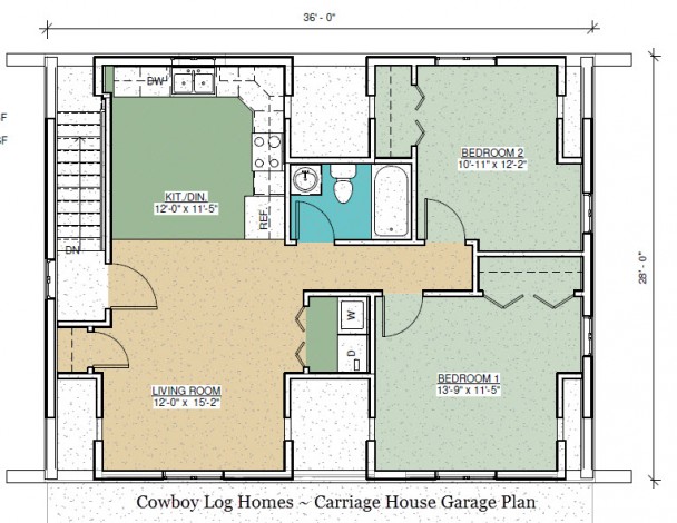 carriage house apartment plan