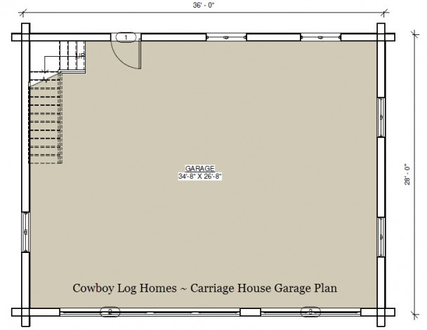 carriage house garage plan