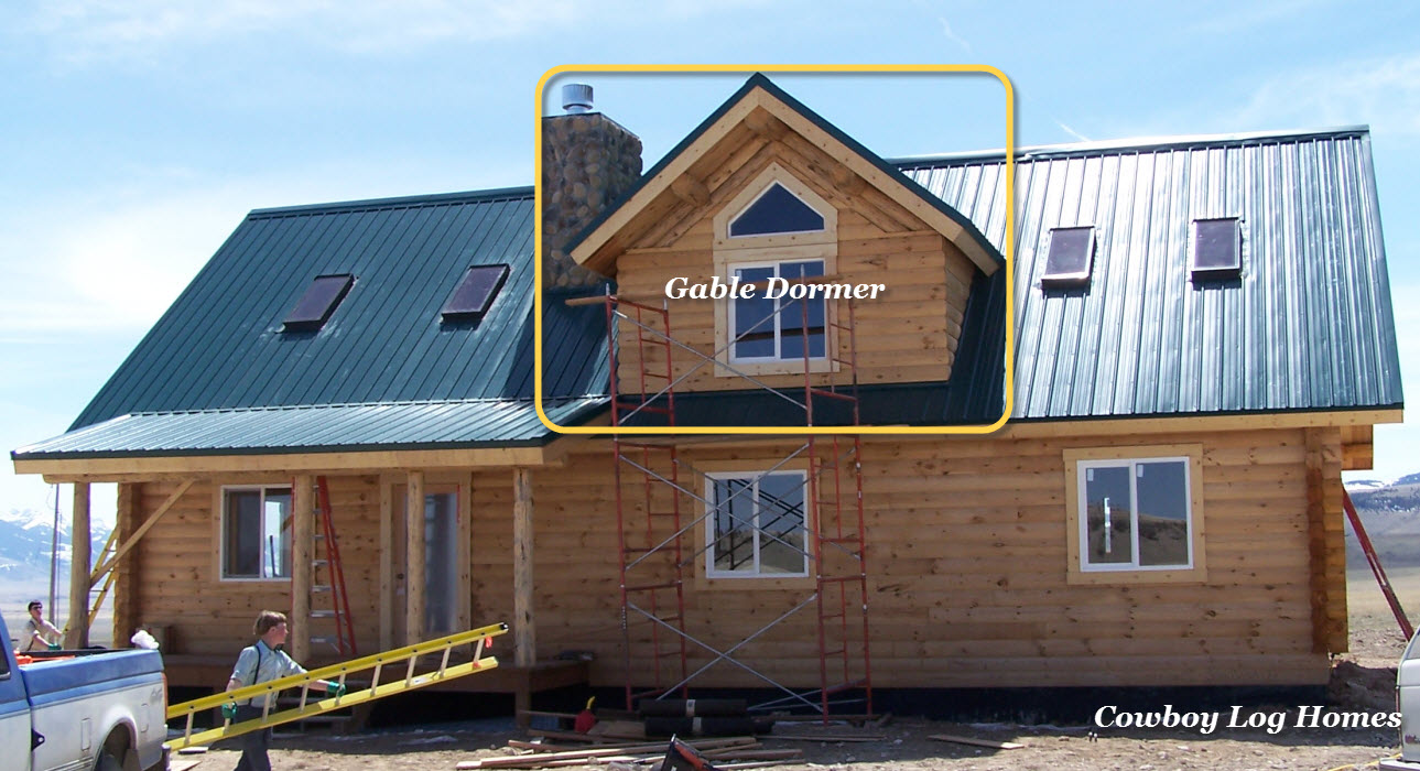 home is the Montana Plan , shown here with a gable dormer. This dormer 