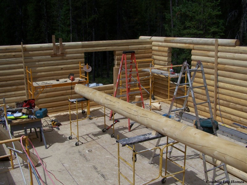 Log Beam Cowboy Log Homes