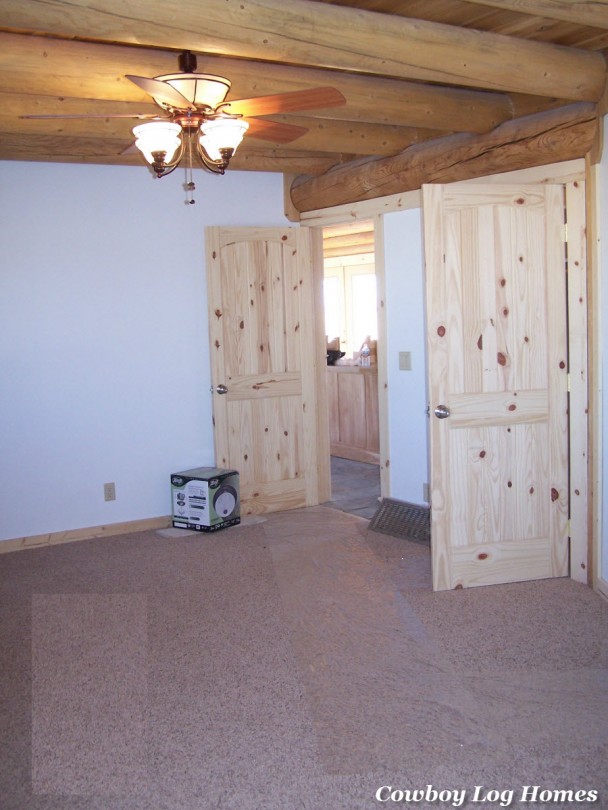 Post and Beam Home Bedroom