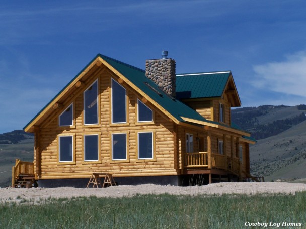 Log Home Nearing Dry In Completion