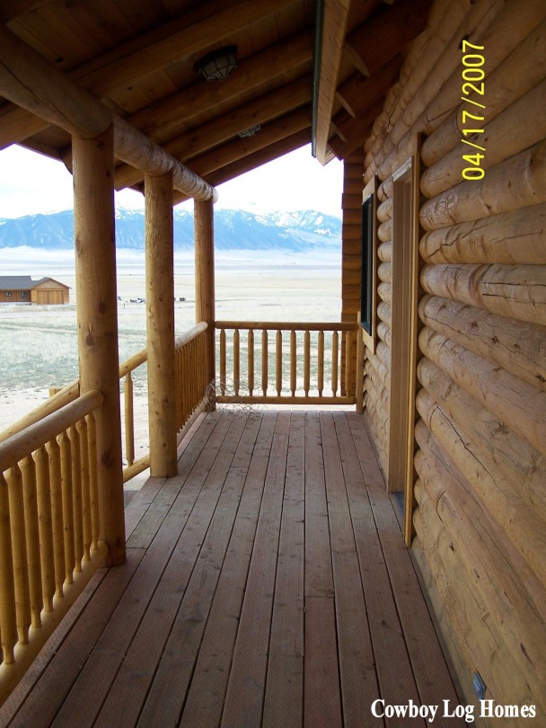 Wide Covered Porch