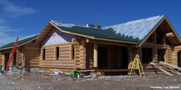 Handcrafted Log Home Fir