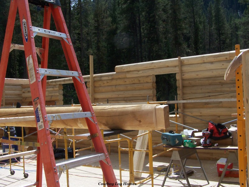 Log Mortise and Tenon Cowboy Log Homes