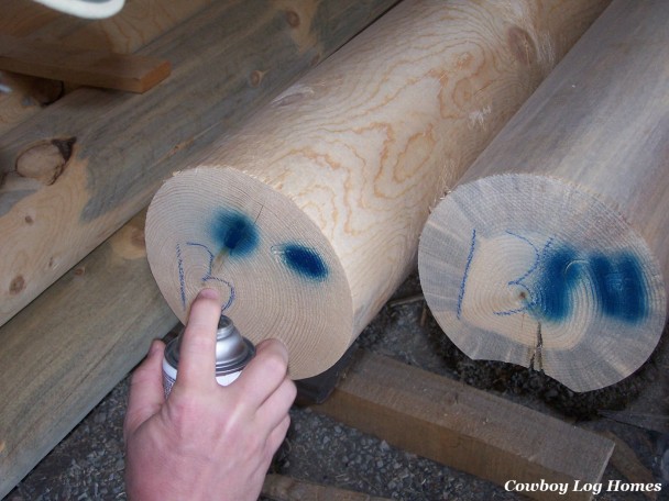 TIP Grade Stamping to Wall Logs