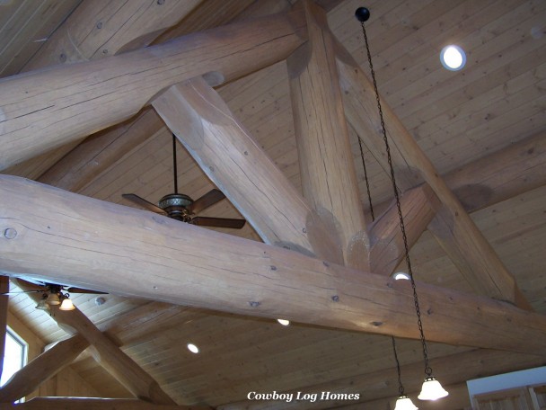 Post and Beam Constructed King Truss