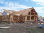 Handcrafted Log Home Construction Stages