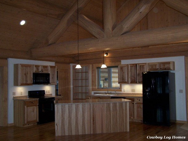 Interior Douglas Fir Log Home