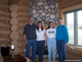 Log Home Interior Completed