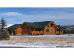 Snowy Montana Log Homes