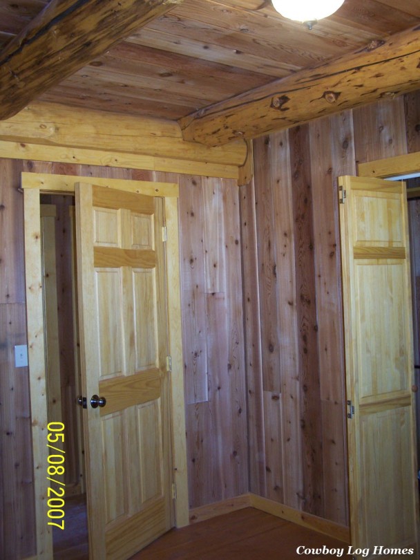 Western Red Cedar Tongue and Groove on Walls
