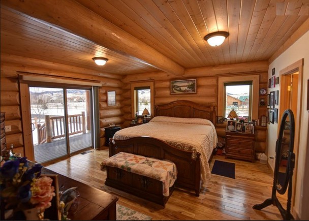 Master Bedroom Log Home Living
