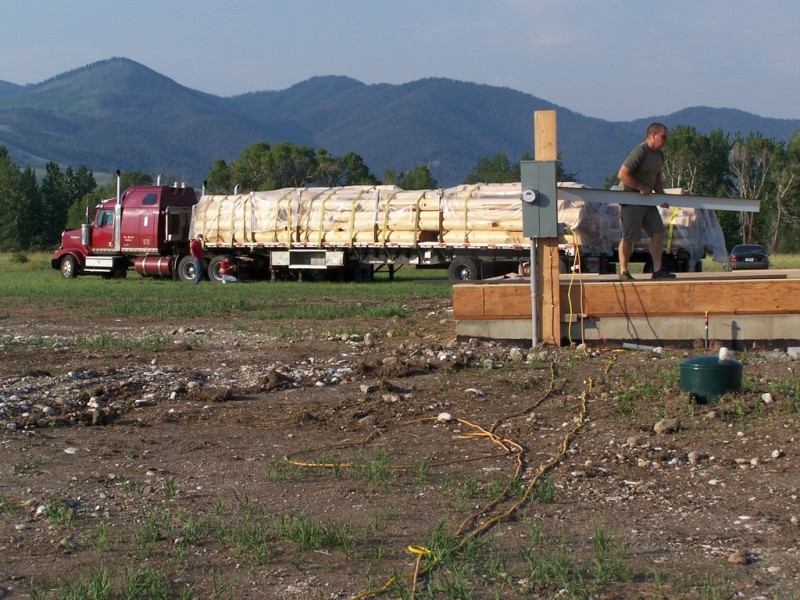 Day One Log Shell Assembly | Cowboy Log Homes