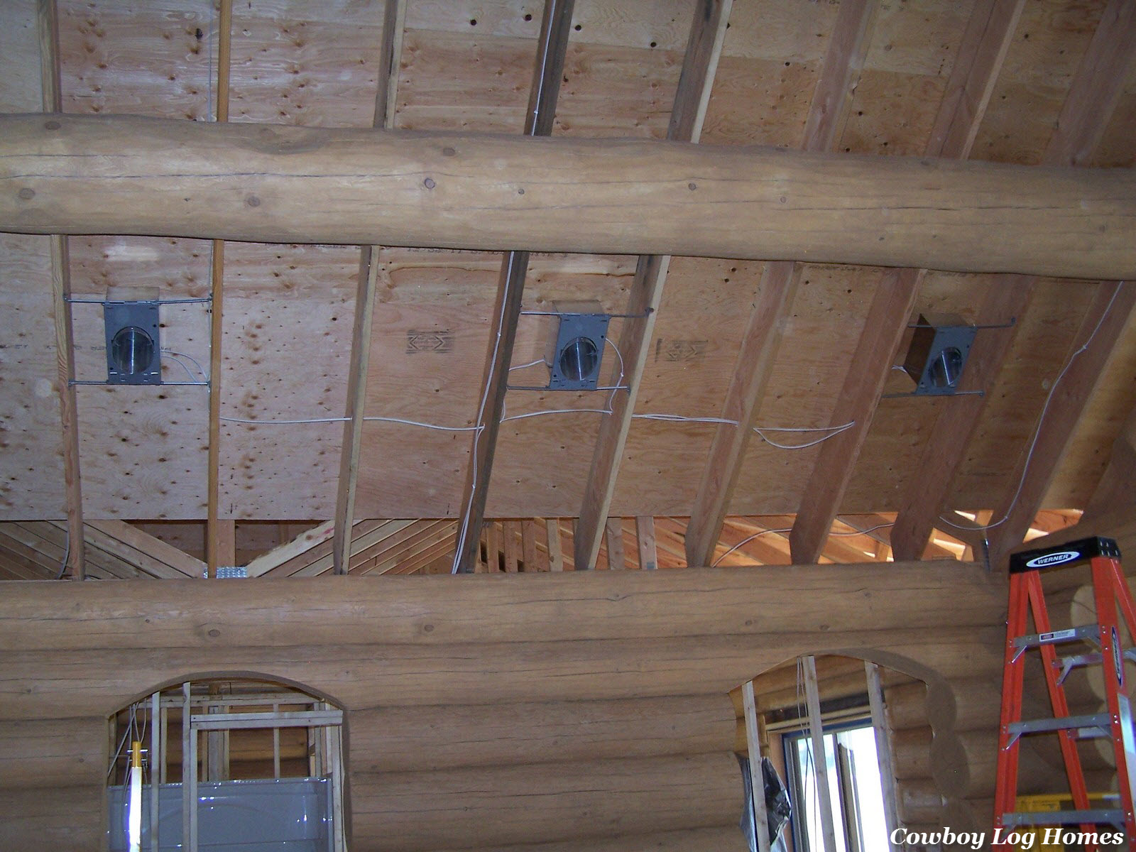 august 20th great room ceiling lights roughed in