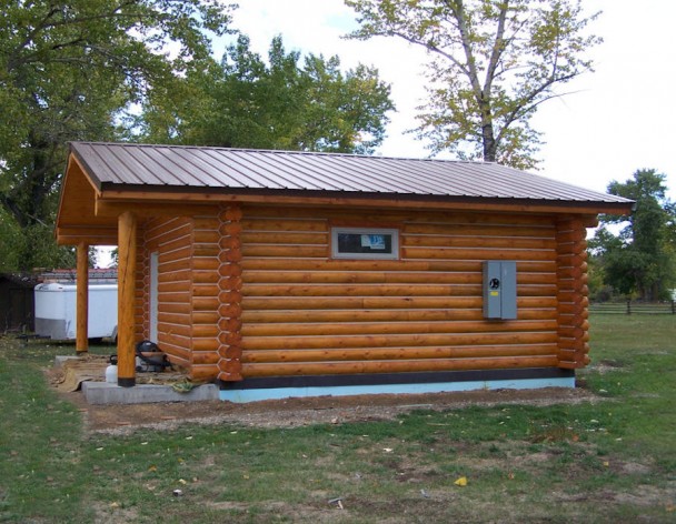 mountaineer log cabin