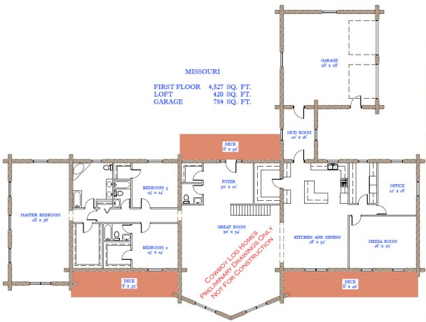 missouri first floor plan